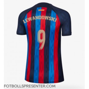 Barcelona Robert Lewandowski #9 Hemma Matchtröja Dam 2022-23 Kortärmad